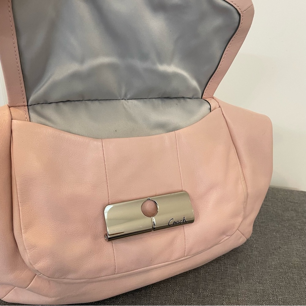 COACH Kristin Hobo Bag Convertible Crossbody - Pink - Picture 14 of 16